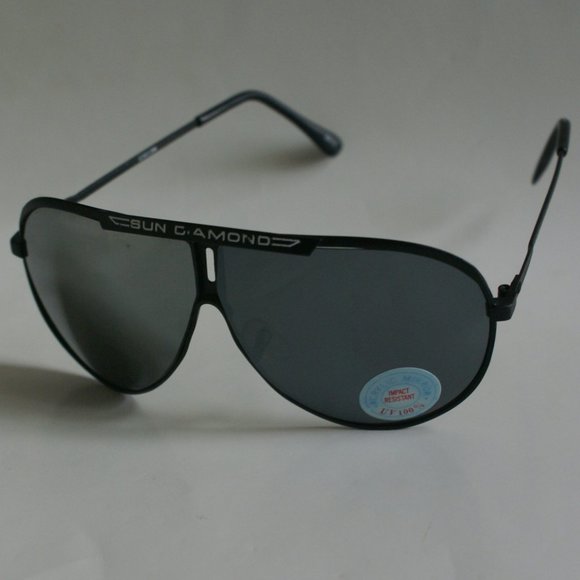 NWT True Vintage 80's inv classic pilot aviator w/"SUN DIAMOND" logo sunglasses - Picture 5 of 10